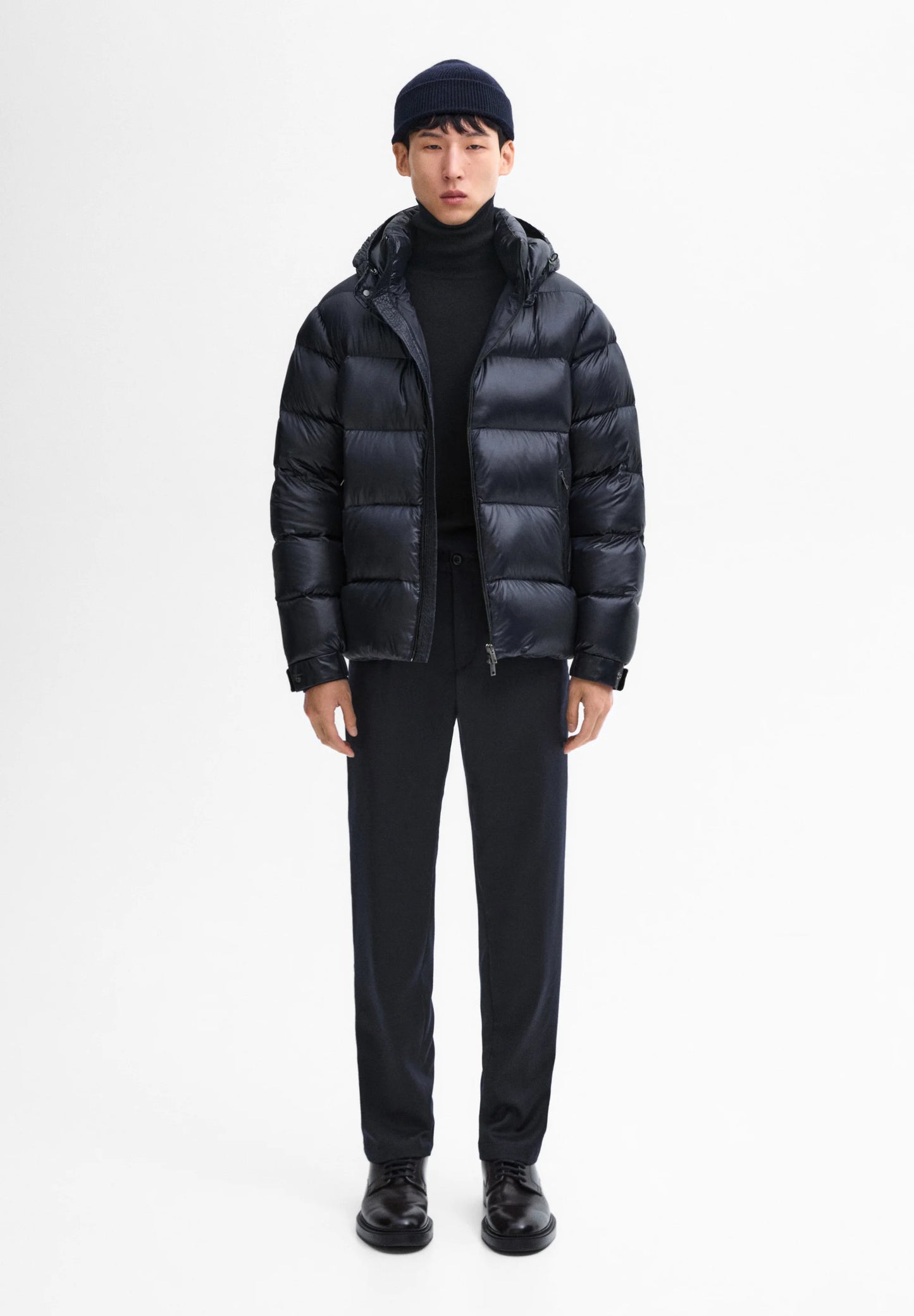 PUFFER JACKET - DARK BLUE