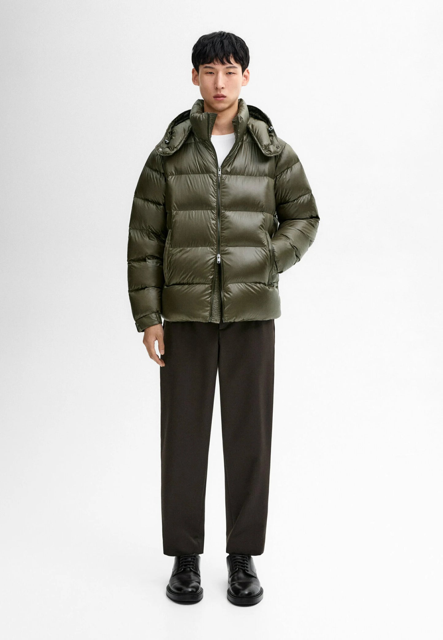 PUFFER JACKET - KHAKI